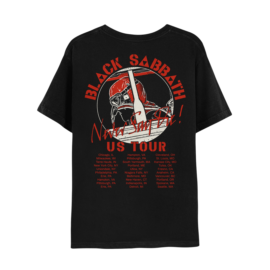 Never Say Die 1978 Tour T-Shirt - Image 2